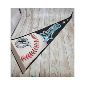 Vintage Florida Marlins Baseball WinCraft 2004 Full Size Pennant Flag